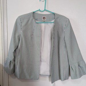 Woman's Striped Blazer - Brand: Anne Klein
